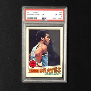 1977 TOPPS BUFFALO BRAVES ADRIAN DANTLEY ROOKIE CARD # 56 PSA 6 - Picture 1 of 2