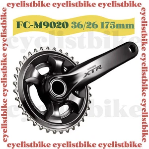 NUEVO Shimano XTR FC-M9020-2 Trail Doble Bielas 11 velocidades 36/26T 175 mm MTB - Imagen 1 de 1