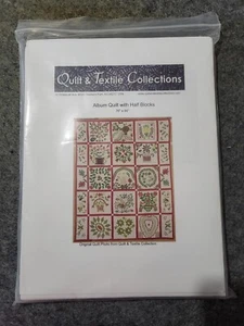 New Album Quilt with Half Block Pattern Quilt & Textile Collection - Picture 1 of 1