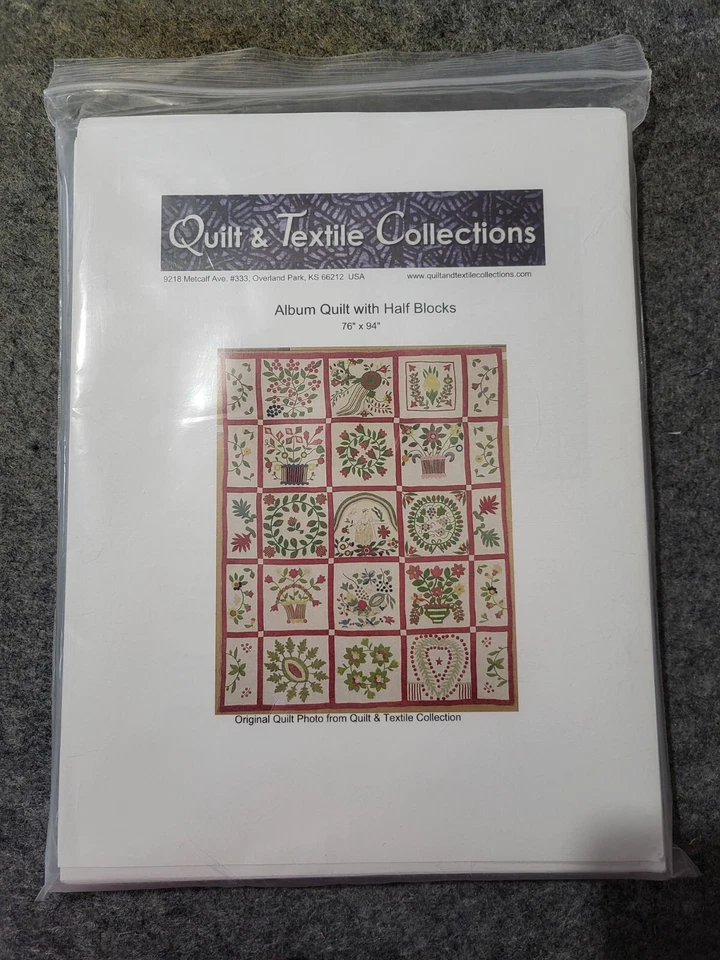 New Album Quilt with Half Block Pattern Quilt & Textile Collection - Image 1 of 1