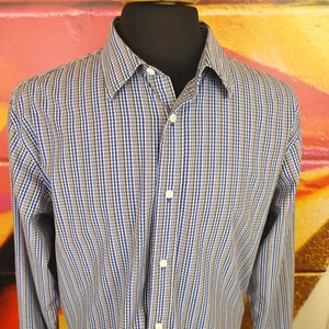 Camisa de vestir multicolor manga larga calce clásico Banana Republic para hombre XL 17-17,5 - Imagen 1 de 12