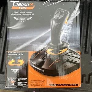 Thrustmaster T-16000M USB Joystick FC S Schwarz Orange Analog / Digital PC - Bild 1 von 3