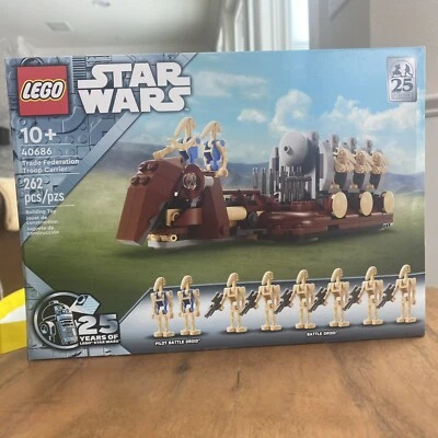 Lego Star Wars Trade Federation Troop Carrier 40686 GWP 25 Years - Box Dmg Wear - Image 1 of 4