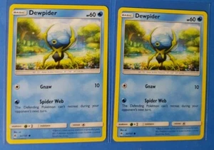 4x Dewpider 32/131 Pokemon card SM Forbidden Light common NM - Picture 1 of 2