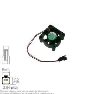 Fan Muffin Cooling DC 12V DC12V 12VDC  40mm 40x40x20 Sunon KD1204PKB2 N2K42 - Picture 1 of 4