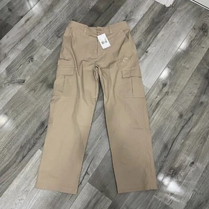 Nike Mens Cargo Trousers Beige W30 L30 Mens Skater Golf Pants (New) - Picture 1 of 16