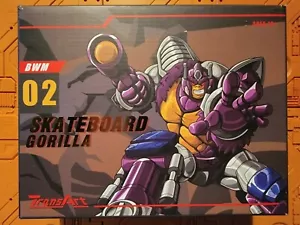 TransArt Beast Wars Transmetal Mega Optimus Primal Skateboard Gorilla Versión EE. UU. - Imagen 1 de 4