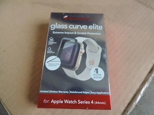 Zagg Glass Curve Elite screen protector Apple Watch series (4mm) - Picture 1 of 4