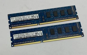 8GB (2 x 4GB) SK Hynix HMT451U6BFR8A-PB N0 AA PC3L-12800U DDR3 Computer Memory - Afbeelding 1 van 3