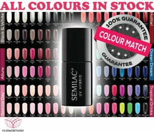 Semilac Soak off Nail Gel Polish Uv/Led Hybrid Nails Manicure New Colours!! - Picture 1 of 433