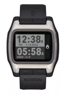 Nixon High Tide Watch - Silver / Black - New - Picture 1 of 8