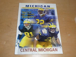 2003 CENTRAL MICHIGAN AT MICHIGAN COLLEGE FOOTBALL PROGRAM  EX-MINT - Picture 1 of 1