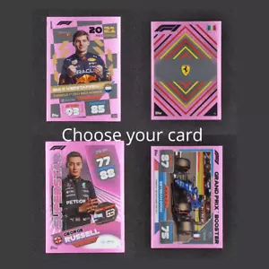 2022 Topps Turbo Attax F1 Formula 1 Pink Parallèle Pick your card ! - Foto 1 di 55