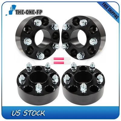4 X Wheel Spacers 5x4.5" 2" M12x1.5 67.1mm For Mitsubishi Lancer 2002-2016 2017 - Image 1 of 4