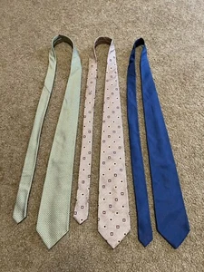 Lot of 3 FUMAGALLI 1891 Italy Business 100% Silk Ties - Picture 1 of 12
