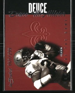 Deuce McAllister 2004 Fleer Inscribed Name of the Game #4NG /299 Football Card - Picture 1 of 2