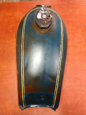 Kawasaki Kz400d KZ400 KZ 1976 tanque de gasolina genuino combustible tapa Petcock azul Foto 1 de 4