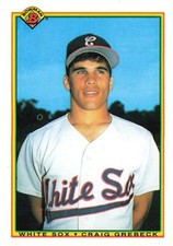 1990 Bowman #318 Craig Grebeck Chicago White Sox