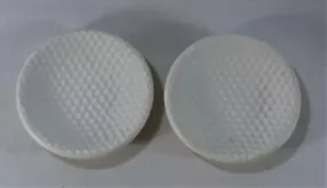 2 GOLF BALL DRINK COASTERS BY RUSS 4" DIAMETER - Picture 1 of 2