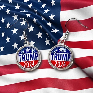 Orecchini pendenti Donald Trump 2024 - Foto 1 di 2