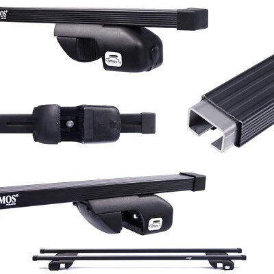 Pour Skoda Octavia II Break 05-07 Barres de Toit longitudinales ouvertes - Photo 1/4