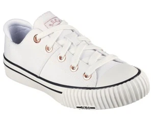 New SKECHERS BOBS 8.5 WHITE ARCHING STAR UTOPIA 114262 SNEAKERS LTP NIB PRIORITY - Picture 1 of 11
