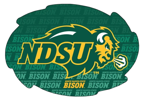 NORTH DAKOTA STATE BISON REPEAT SWIRL MAGNET-NDSU CAR MAGNET-NEW FOR 2016! Cover