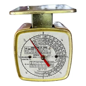 Vintage Pelouze Postal Scale Model Z-2, 2 lbs Pounds By 1/2 Oz - Picture 1 of 8