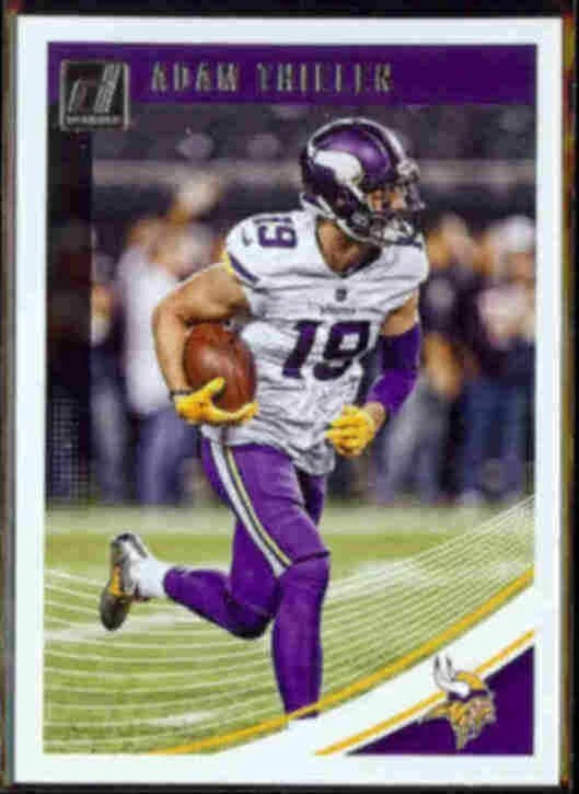 ADAM THIELEN 2018 Panini Donruss #174.  VIKINGS - Image 1 of 1