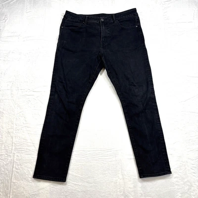 Pantalones de mezclilla ajustados atléticos Airflex negros 36x30 American Eagle para hombre Foto 1 de 4