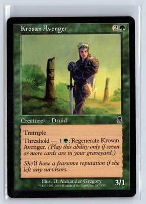 (2x) KROSAN AVENGER - Odyssey – MTG Magic the Gathering Card - Common - Image 1 of 4