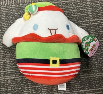 Squishmallow - Plush Sanrio Hello Kitty & Friends 8" Cinnamoroll Elf New W/ Tag - Image 1 of 3