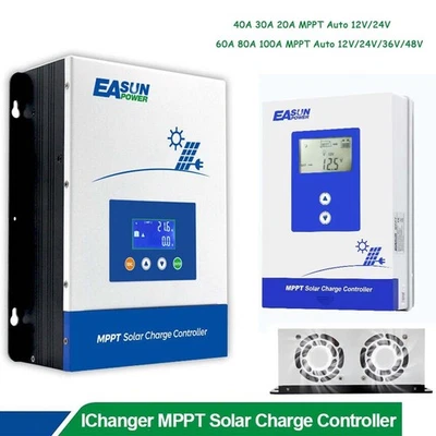 20A-100A MPPT Solar Laderegler für 12V 24V 36V 48V Solar Panel PV Controller - Bild 1 von 4