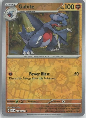 Gabite 095/182 Common SV04: Paradox Rift NM Reverse Holo - Image 1 of 2