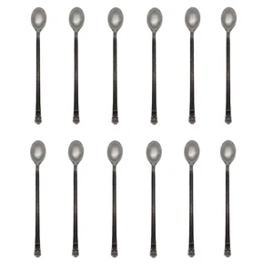 Gourmet Settings Avalon 18/10 Stainless Iced Beverage Spoon (Set of Twelve) - Picture 1 of 5