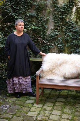 Privatsachen - Lagenlook TUNIKA BLICKERZEN Gr 44 bis 52 - schwarz - Bild 1 von 4