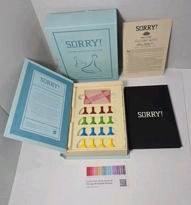 2024-HASBRO-SORRY!- VINTAGE BOOKSHELF EDITION-BOARD GAME-OPEN BOX - Image 1 of 4