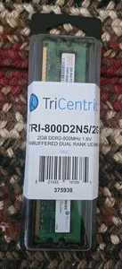 TriCentric TRI-800D2N5/2G 2GB DDR2-800MHZ 1.8V - Picture 1 of 2