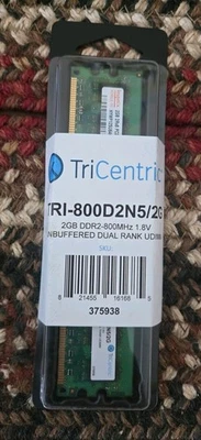 TriCentric TRI-800D2N5/2G 2GB DDR2-800MHZ 1.8V - Image 1 of 2