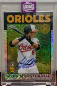 2025 Topps Archives Signature Series RYAN MOUNTCASTLE Topps Chrome 35th Auto 1/1 - Picture 1 of 2