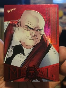 2022 MARVEL METAL UNIVERSE SPIDER-MAN WILSON FISK #98 PMG PRECIOUS GEMS /100 SSP - Picture 1 of 11