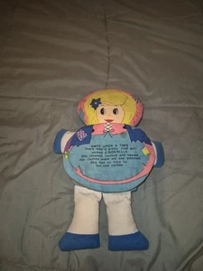 Peluche pupazzo Cenerentola Dan-Dee racconta una storia 1977 vintage - Foto 1 di 8