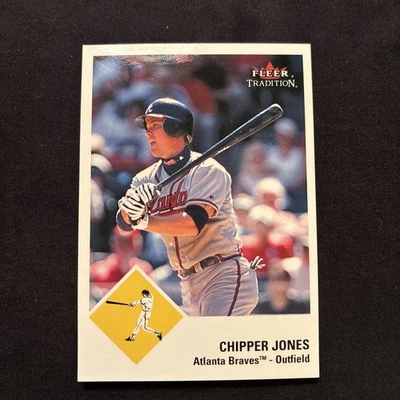 2003 Fleer Tradition - Glossy Chipper Jones /100 Atlanta Braves - Image 1 of 4