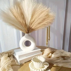 10pcs/set 10-Piece Black Faux Pampas Grass Floral Arrangement for Halloween, - Picture 1 of 14