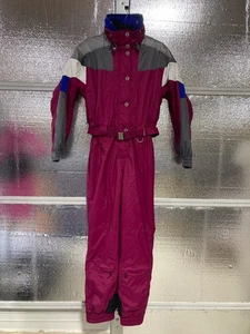 Marker Ski Suit - Womens 6 - Purple - One Piece - Snowsuit - Vintage - Picture 1 of 14