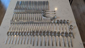 87 x Cuisinart 18/10 Stainless Flatware CUI8 Serving Forks Spoons Knives - Picture 1 of 16