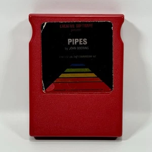 Pipes C64 Commodore 64 Computer Cartridge by Creative Software Tested Working - Picture 1 of 6