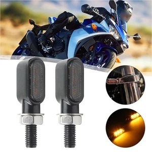 Compact LED Turn Signals for Bobbers and For TRIUMPH Motorcycle Models - Picture 1 of 8