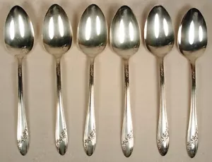 QUEEN BESS ONEIDA COMMUNITY SILVERPLATE 6 TABLESPOONS 1946 - Picture 1 of 3