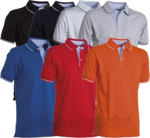 POLO MANICA CORTA PAYPER CAMBRIDGE MAGLIA IN COTONE UOMO - Picture 1 of 8